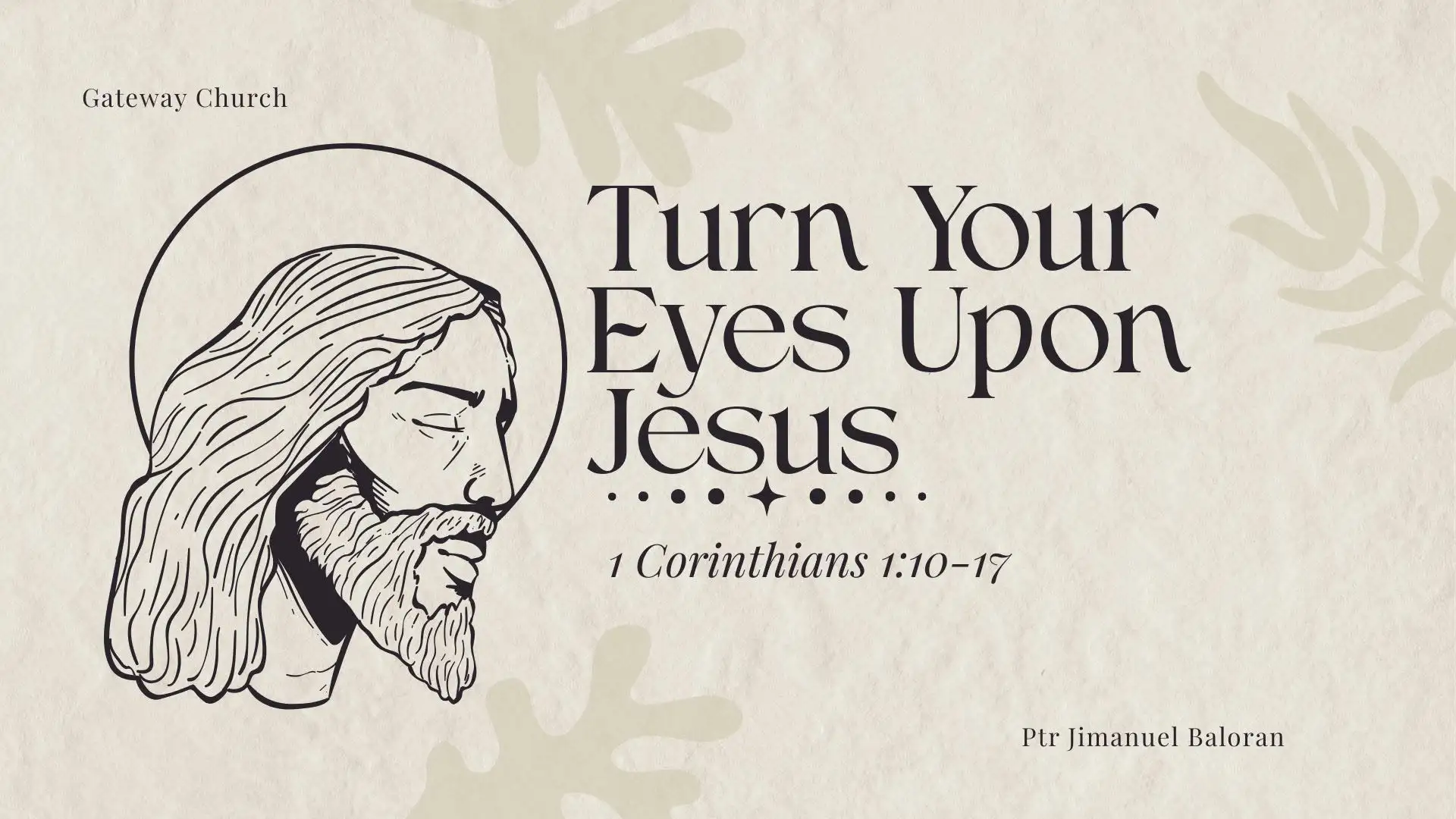 Turn Your Eyes Upon Jesus