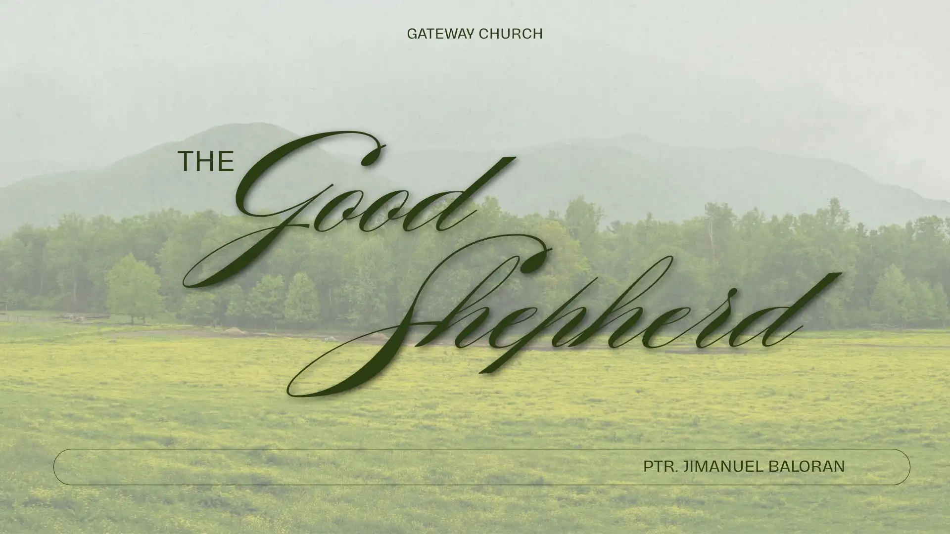 The Good Shepherd