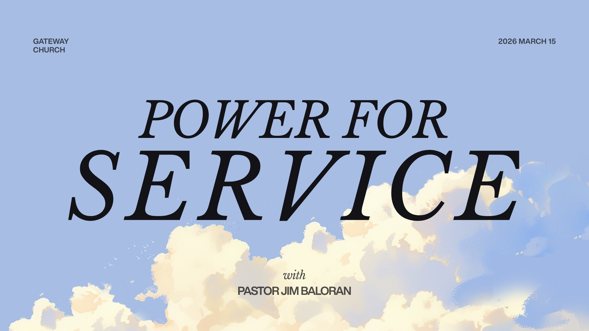 Power for Service